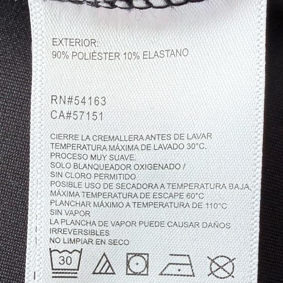 DKNY Jeans NWOT Women's Black Suede-Like Zip-Up Hoodie, Pockets, Size XL - Picture 8 of 8